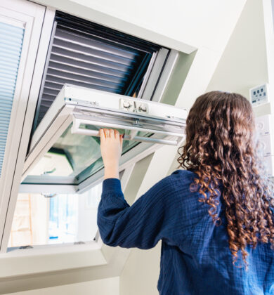 Velux à ouverture par rotation